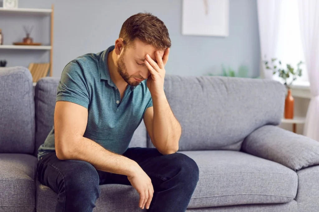 A person struggles with fentanyl withdrawal.