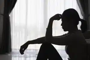 A person struggles with fentanyl addiction.